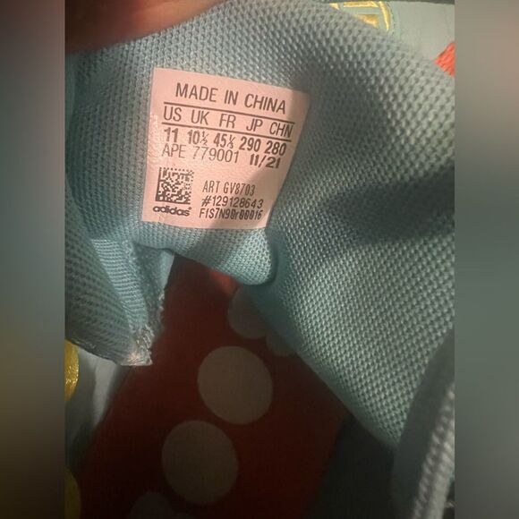 Adidas HARDEN Vol. 6 Pulse Aqua Solar Orange | Size 11 | GV8703 Basketball - Picture 14 of 14